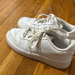 Classic White Kids Sneakers